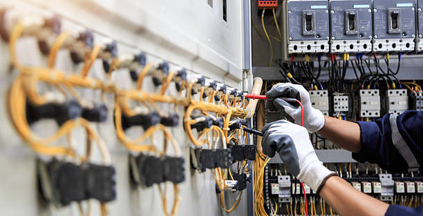 Professional Electrician technician working in Southmont, NC